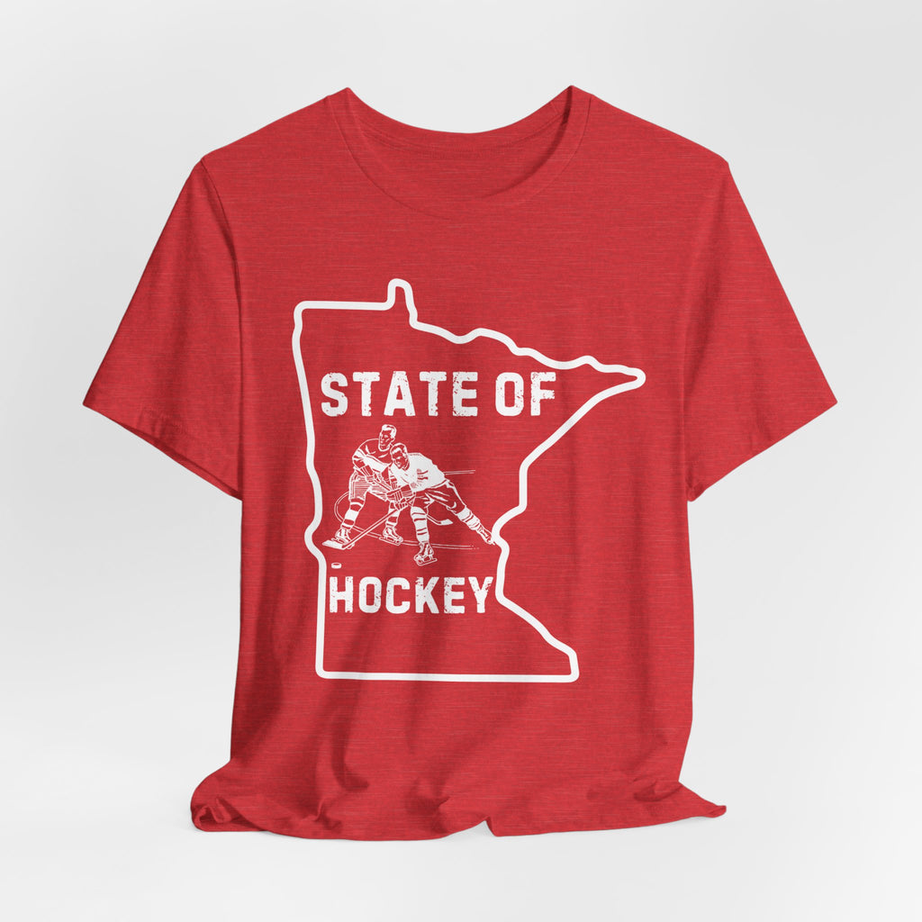 Minnesota State Of Hockey Tshirt