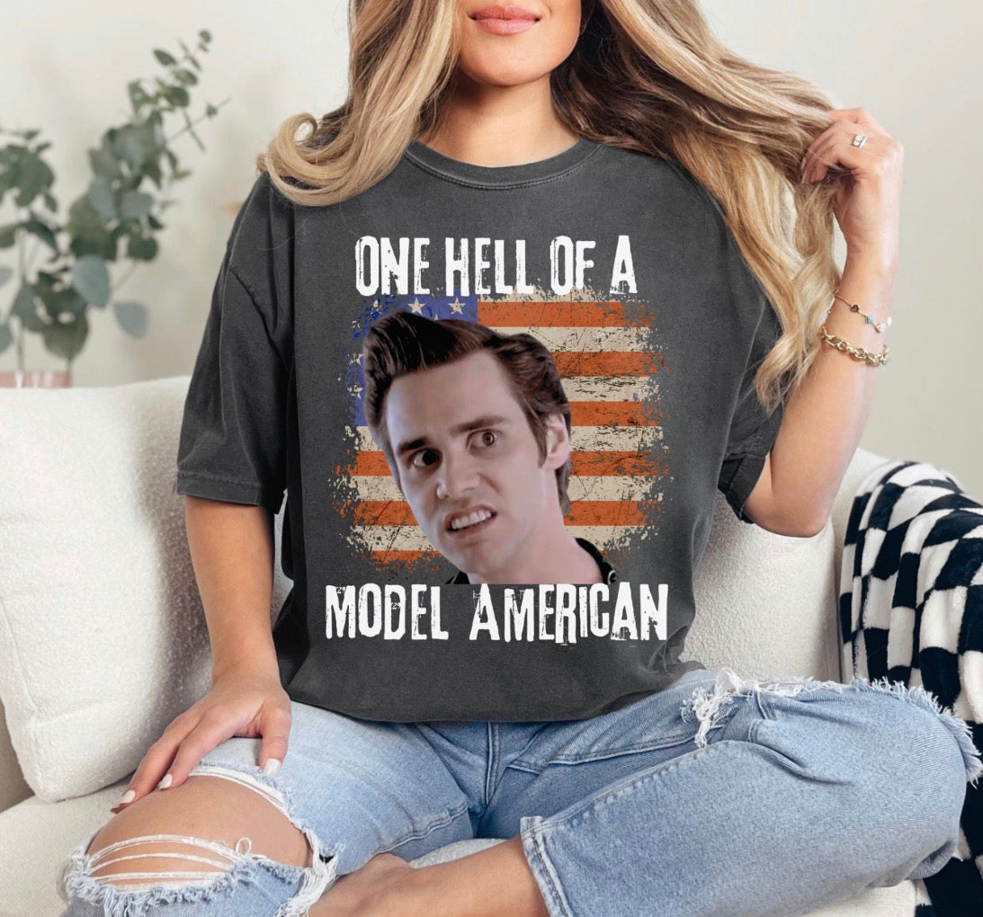 Model American Ace Ventura Tshirt