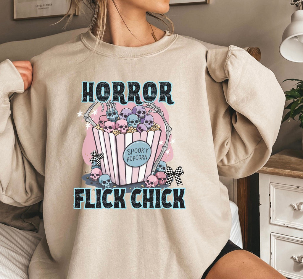 Horror Flick Chick Sweatshirt