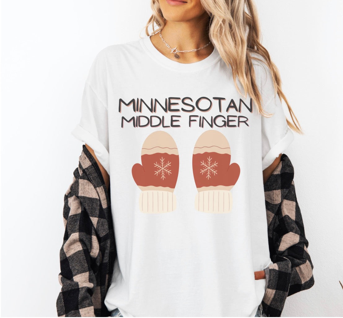 Minnesotan Middle Finger Shirt