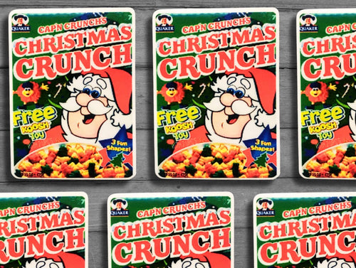 Christmas Crunch Cereal Vinyl Sticker