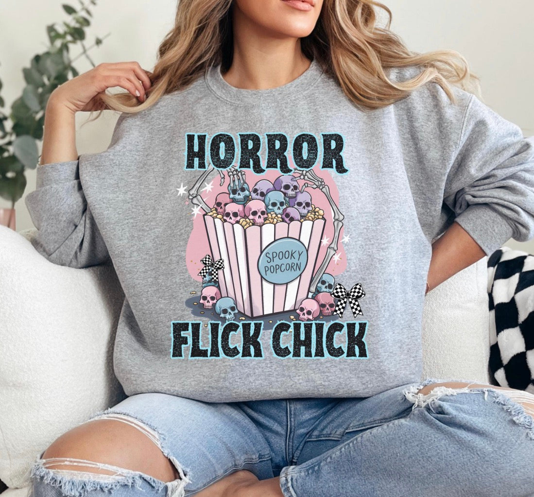 Horror Flick Chick Sweatshirt