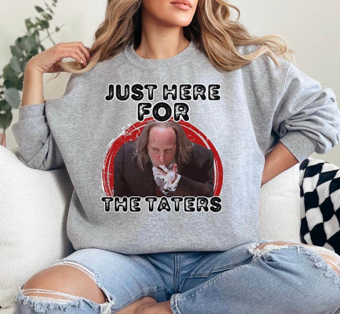 Just Here For The Taters Thanksgiving Sweatshirt