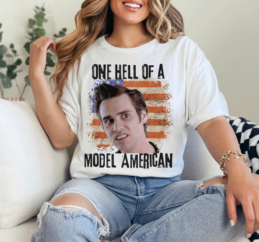 Model American Ace Ventura Tshirt