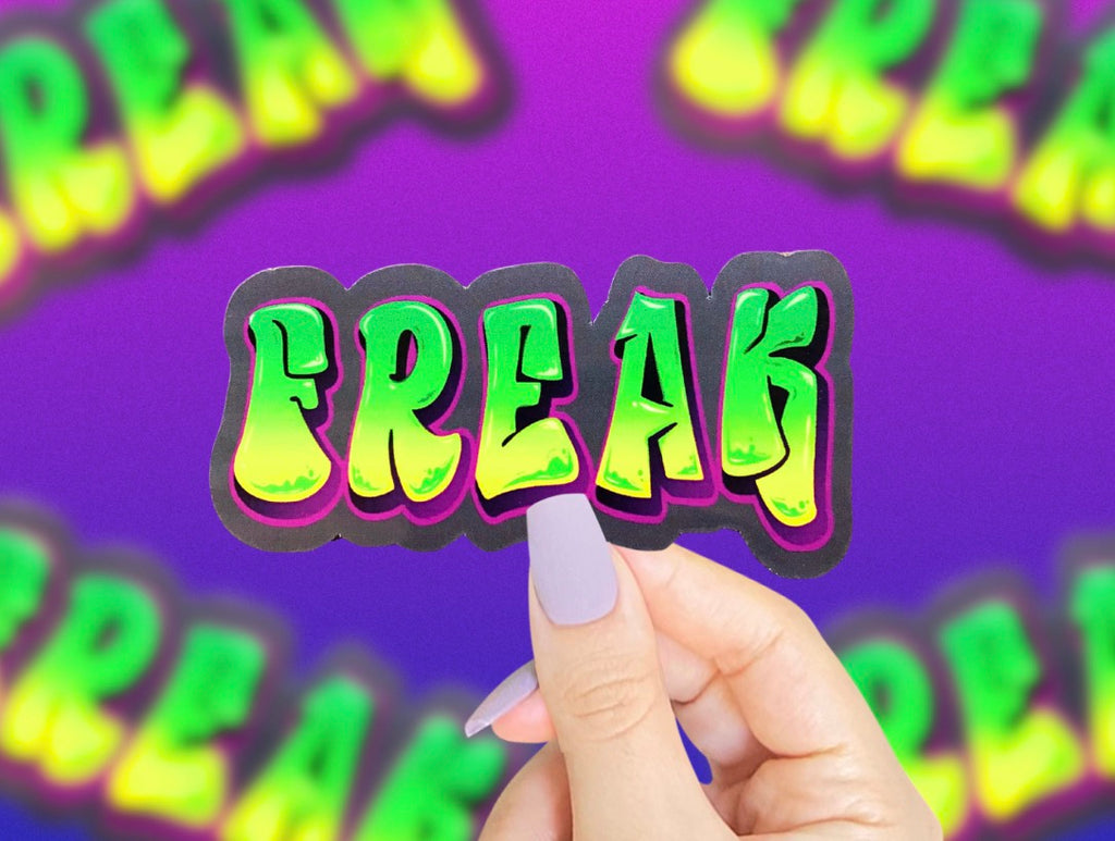 Freak Vinyl Sticker