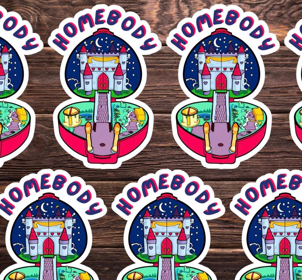 Homebody Vinyl Sticker