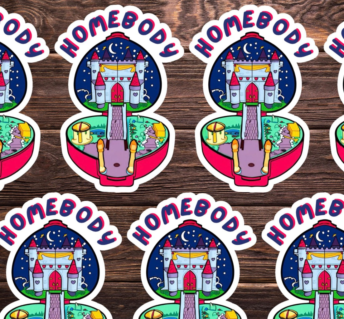 Homebody Vinyl Sticker