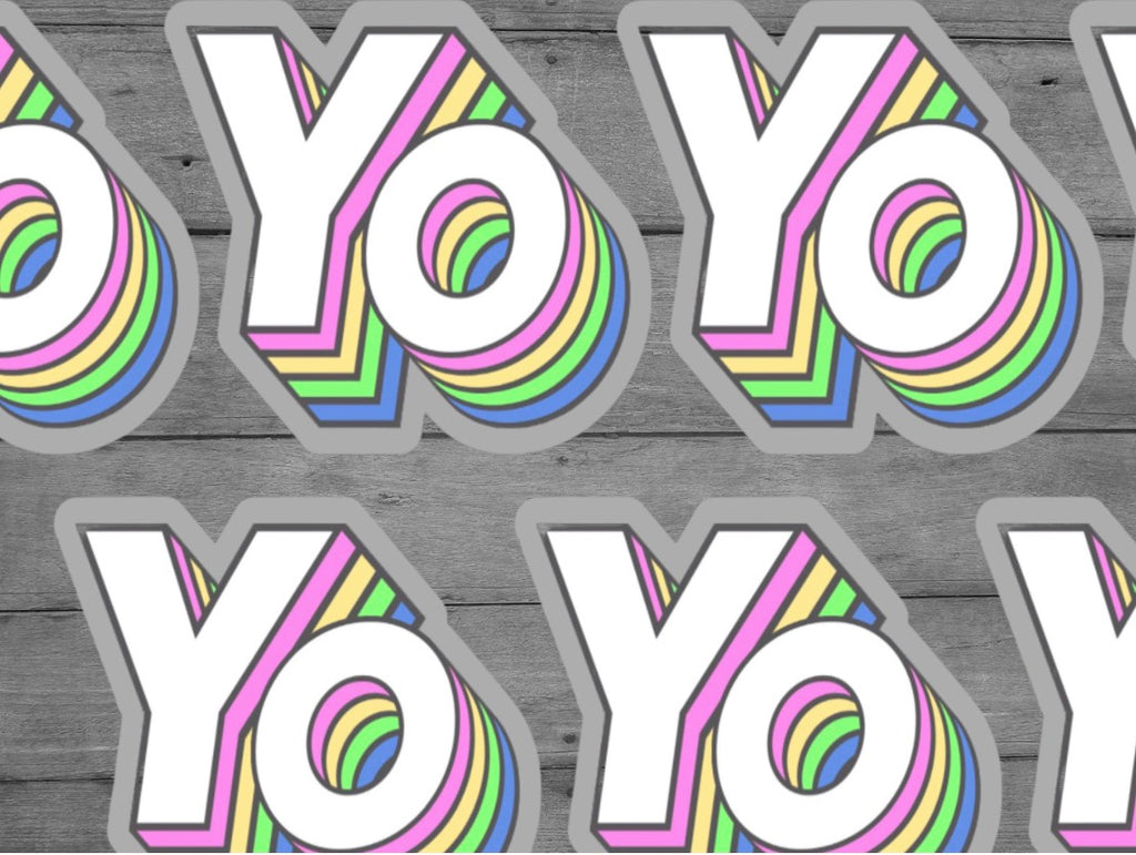 Yo Vinyl Sticker