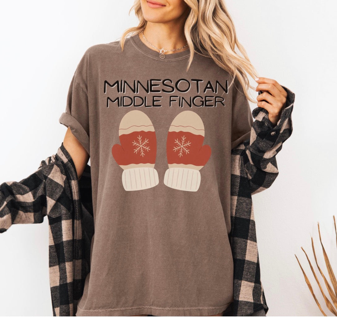 Minnesotan Middle Finger Shirt