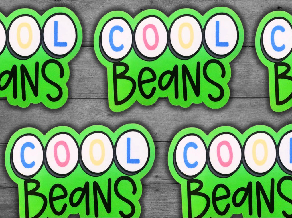 Cool Beans Vinyl Sticker