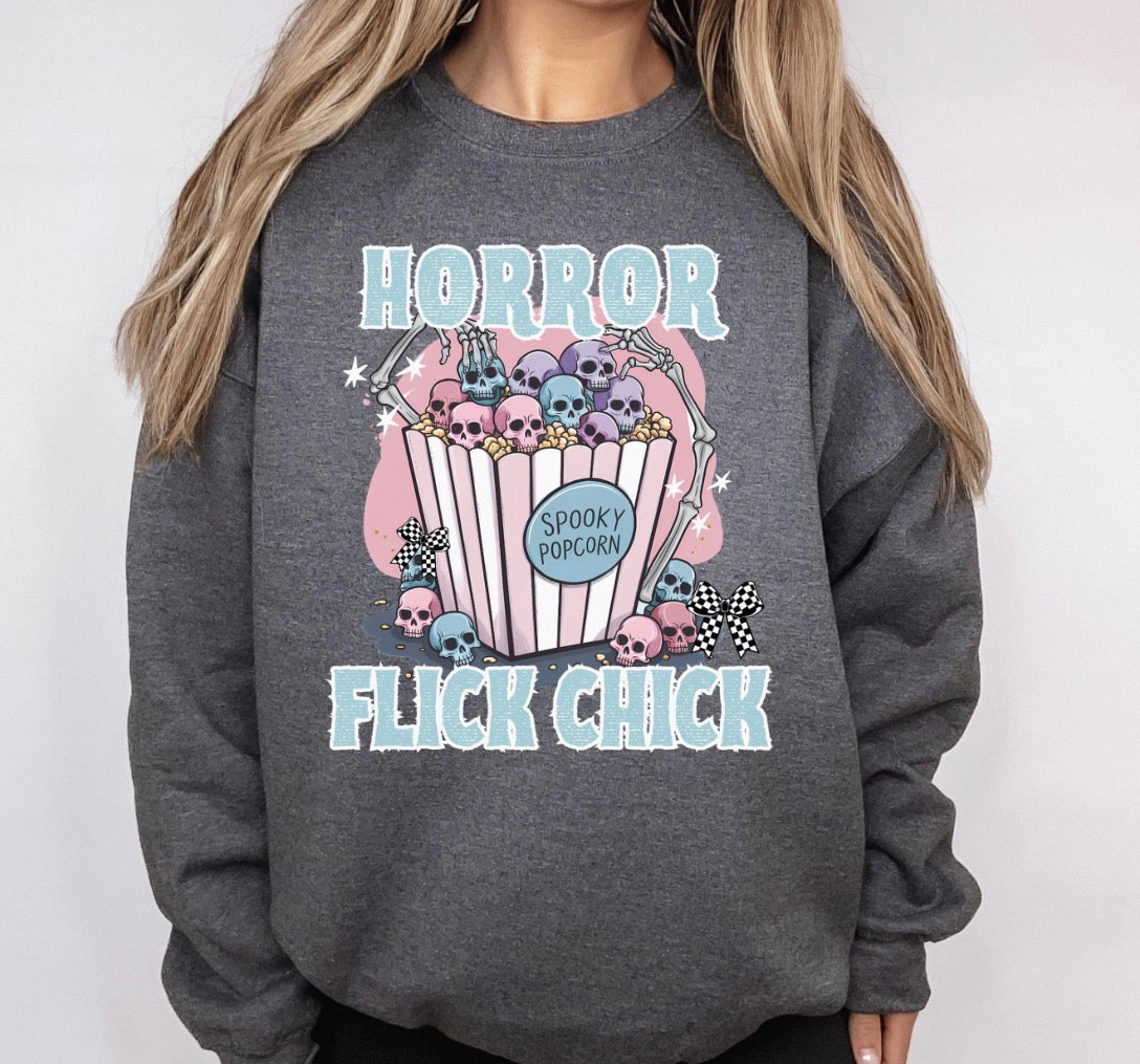 Horror Flick Chick Sweatshirt