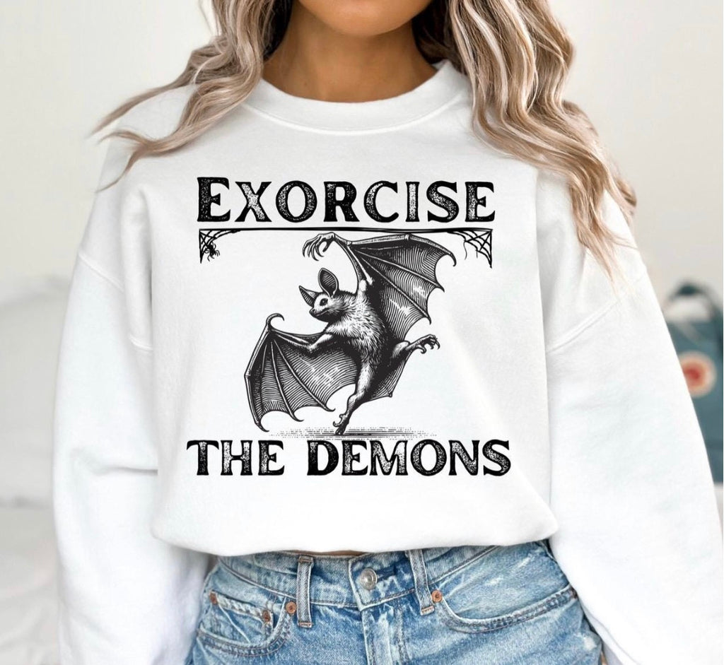 Exorcise The Demons Halloween Sweatshirt