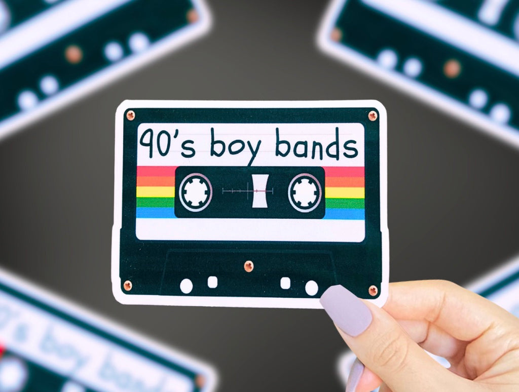 90s Boy Bands Vinyl Sticker