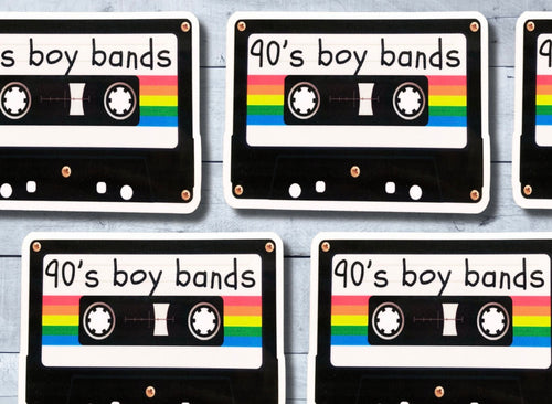 90s Boy Bands Vinyl Sticker
