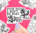 Rage Vinyl Sticker