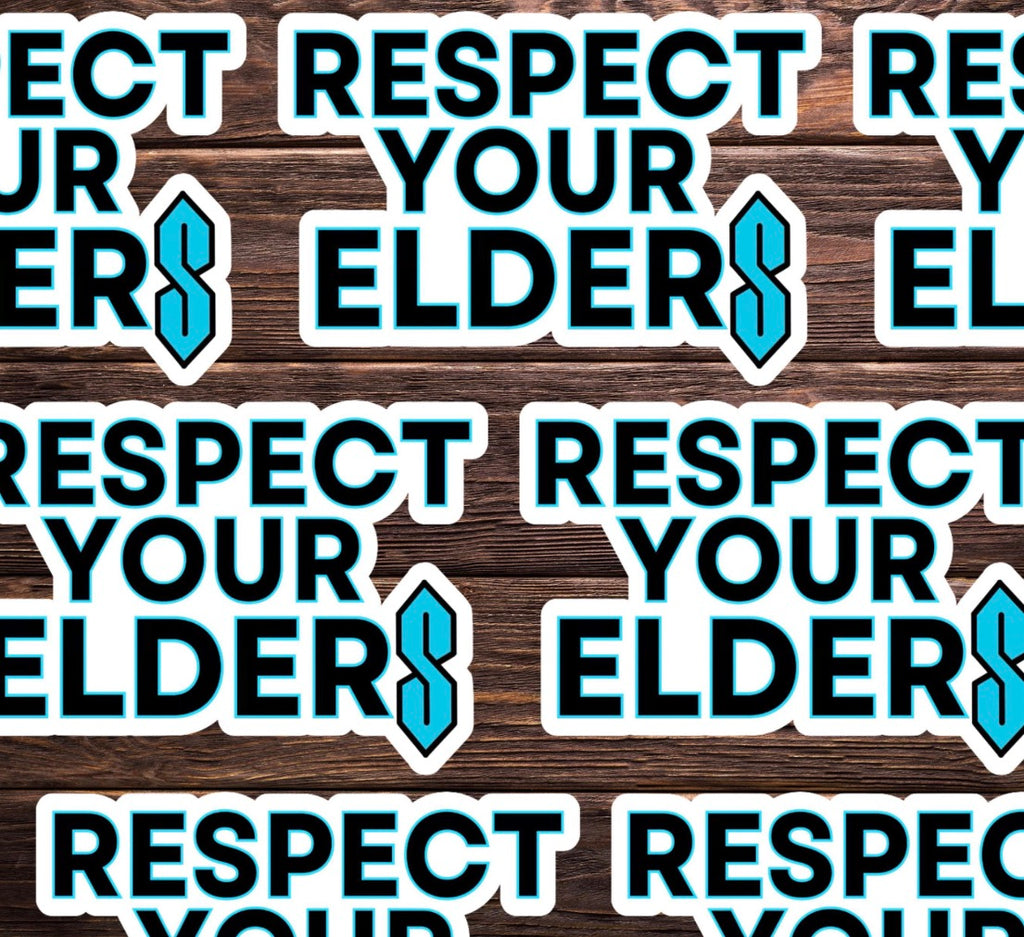 Respect Your Elders Vinyl Sticker