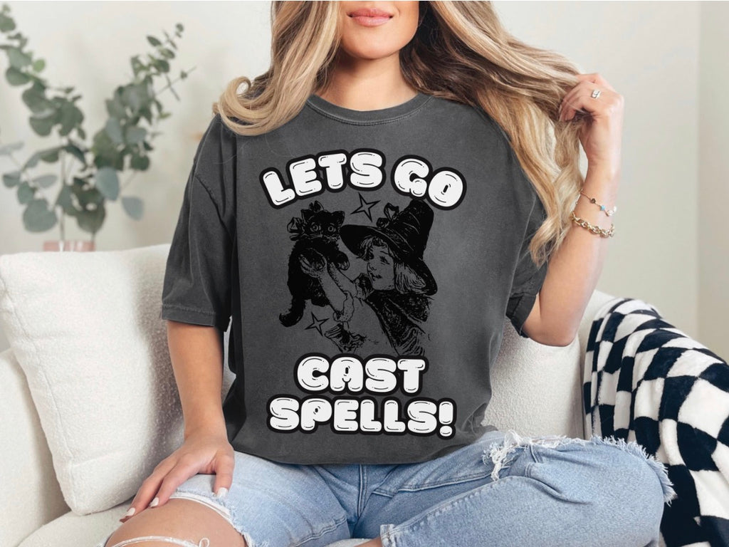 Lets Go Cast Spells Halloween Shirt