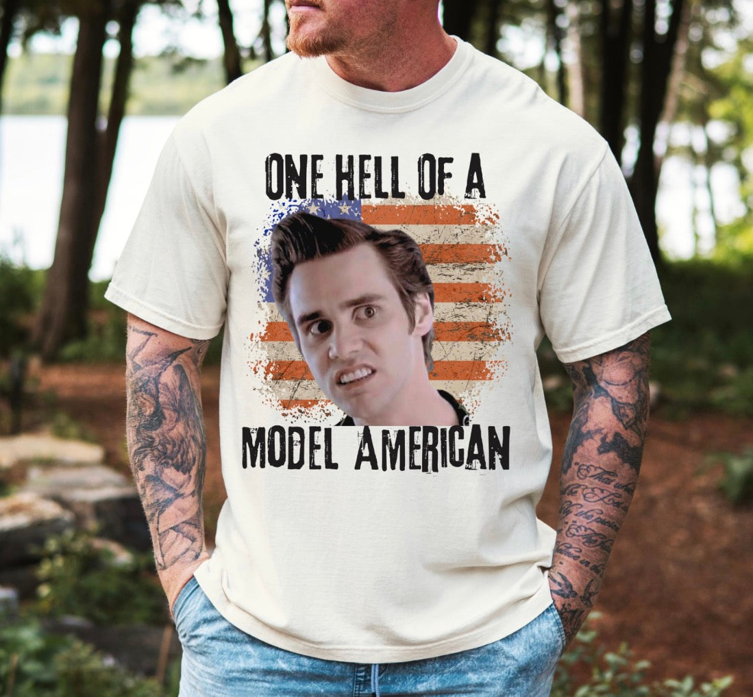 Model American Ace Ventura Tshirt