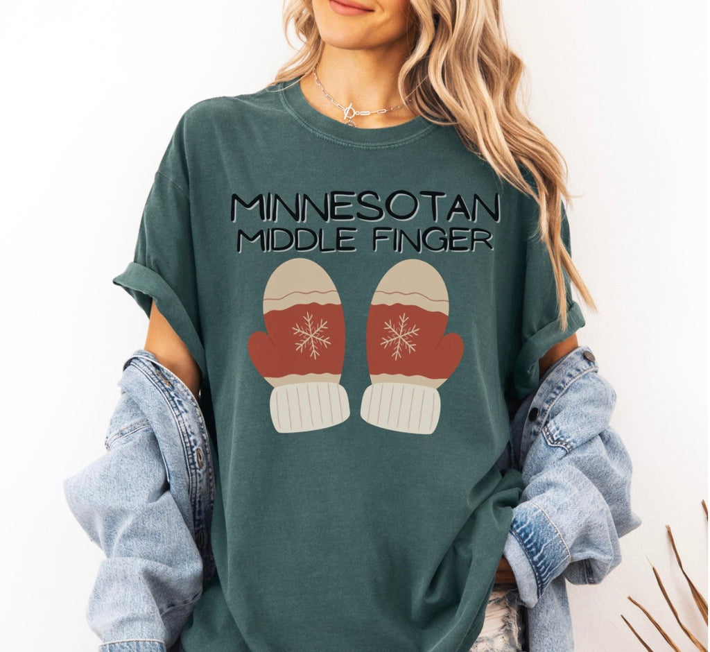 Minnesotan Middle Finger Shirt