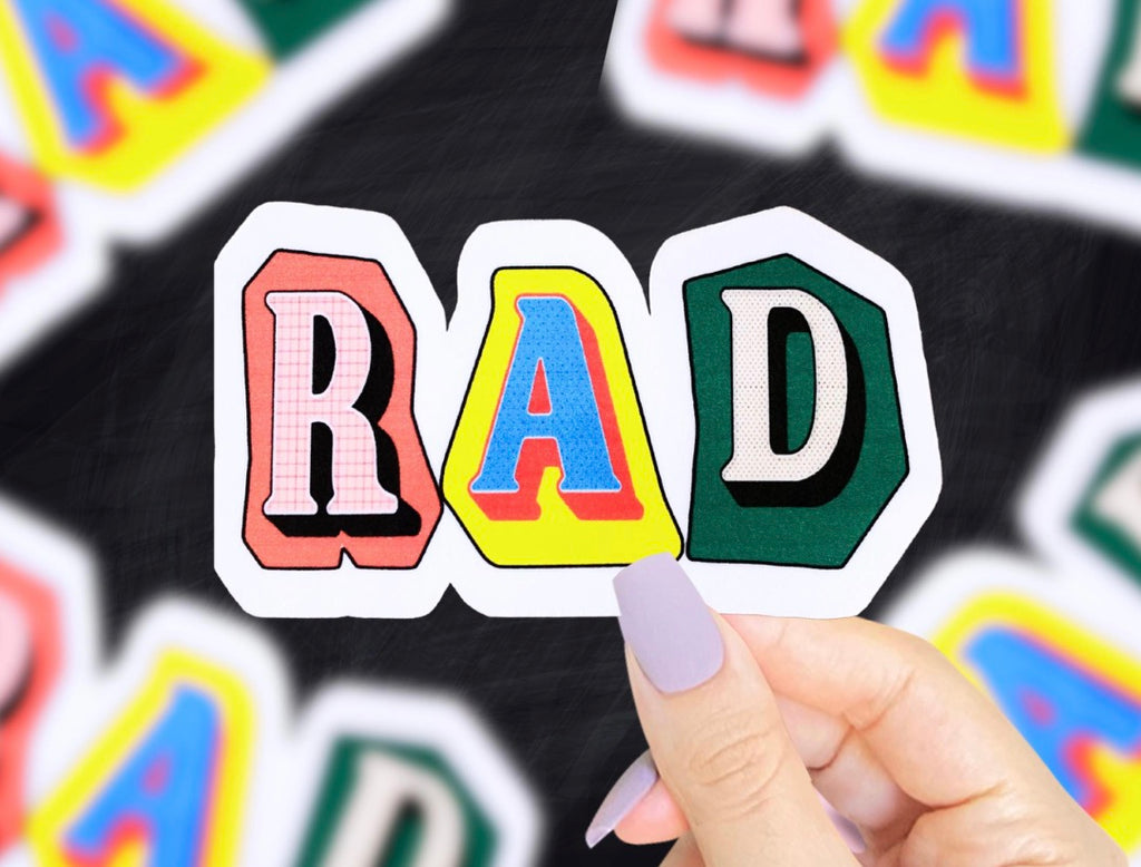 Rad Vinyl Sticker
