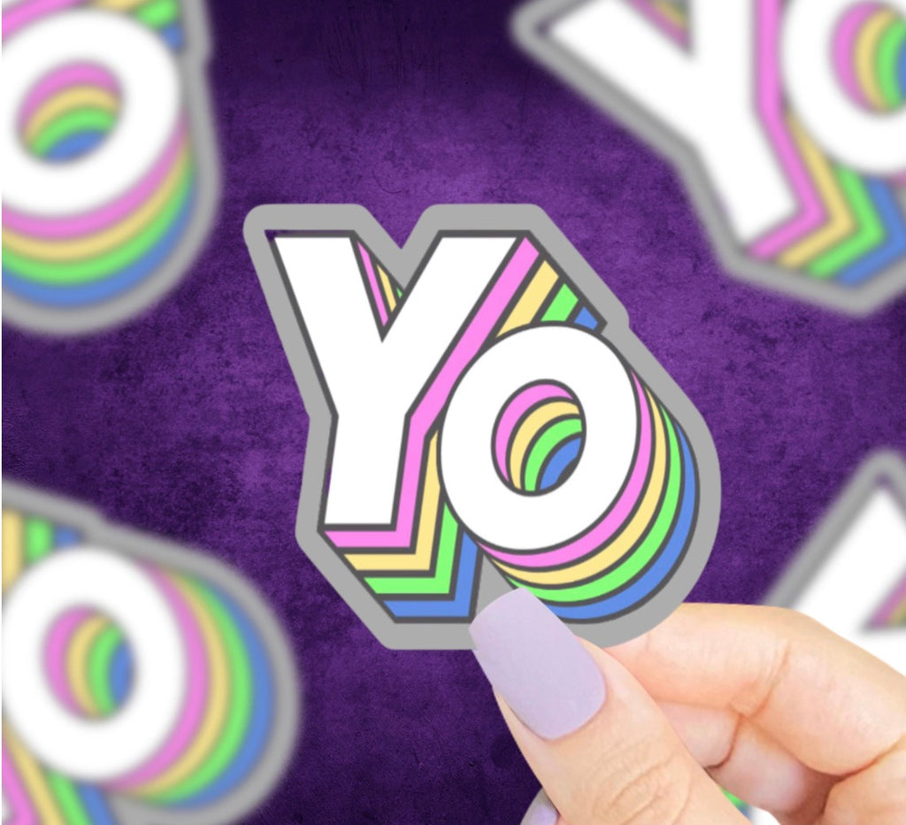 Yo Vinyl Sticker
