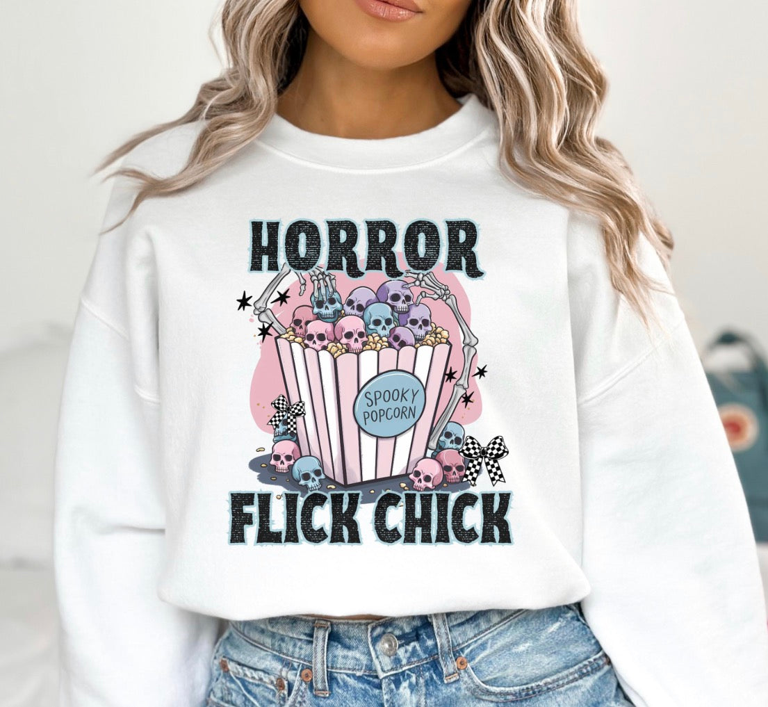 Horror Flick Chick Sweatshirt