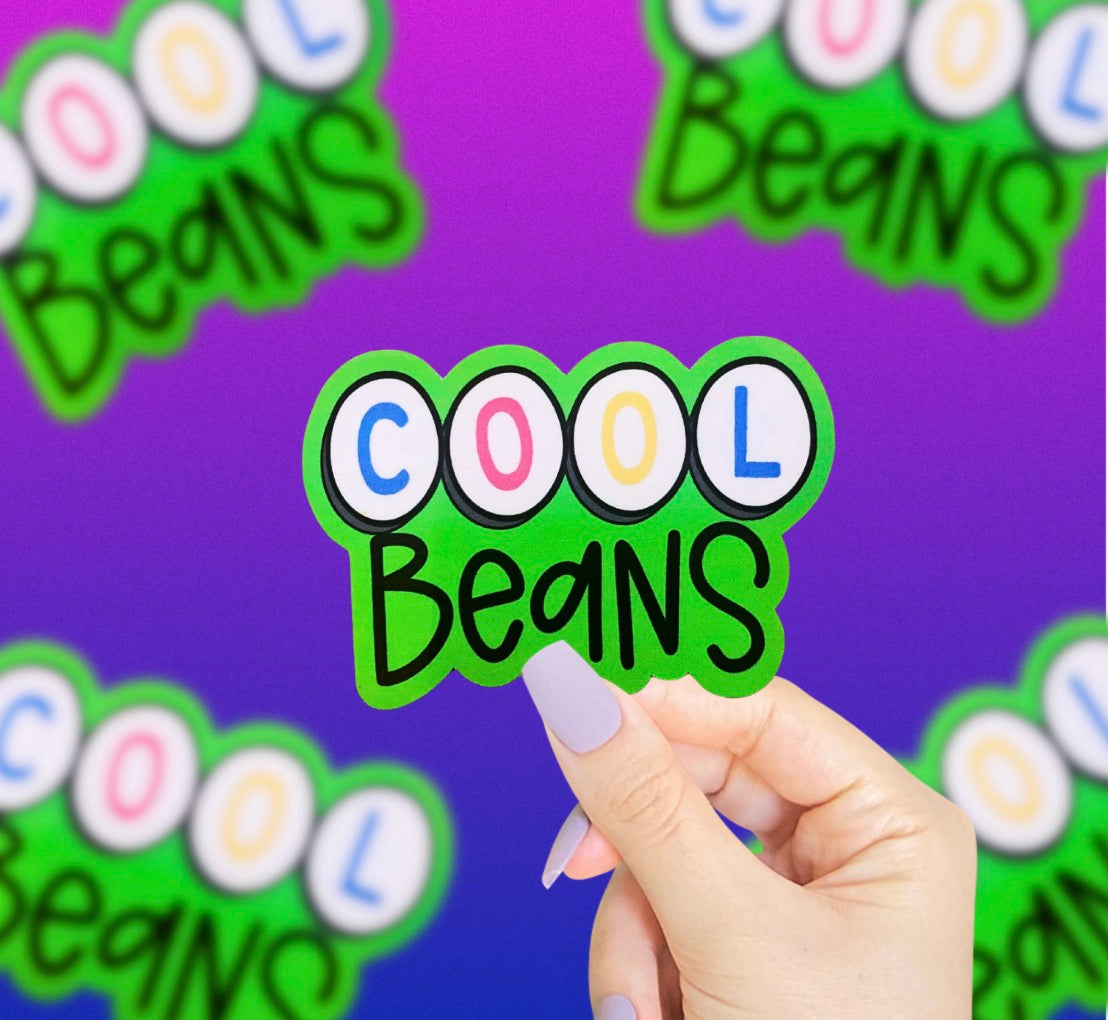 Cool Beans Vinyl Sticker