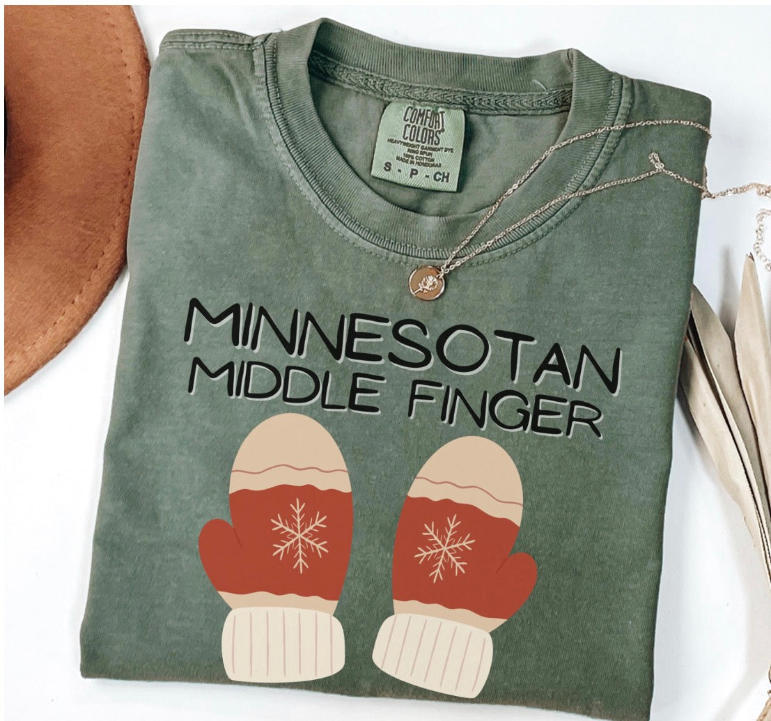 Minnesotan Middle Finger Shirt