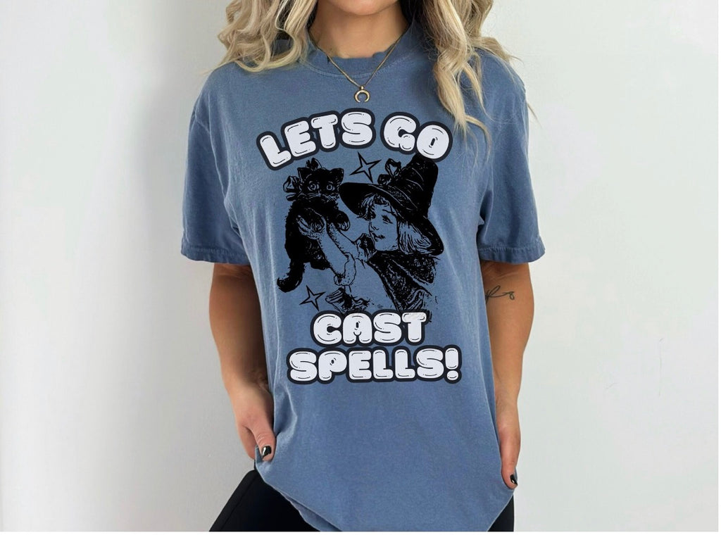 Lets Go Cast Spells Halloween Shirt