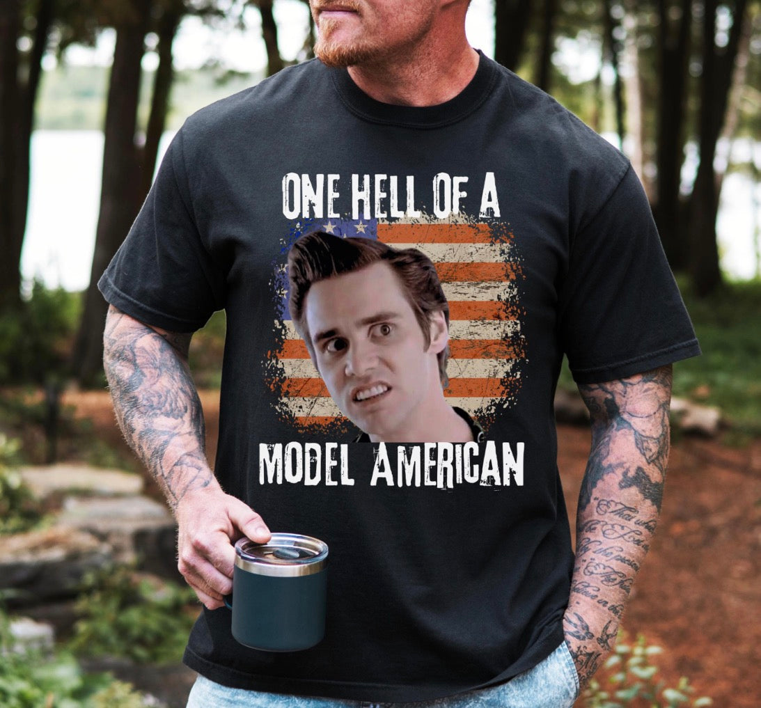 Model American Ace Ventura Tshirt