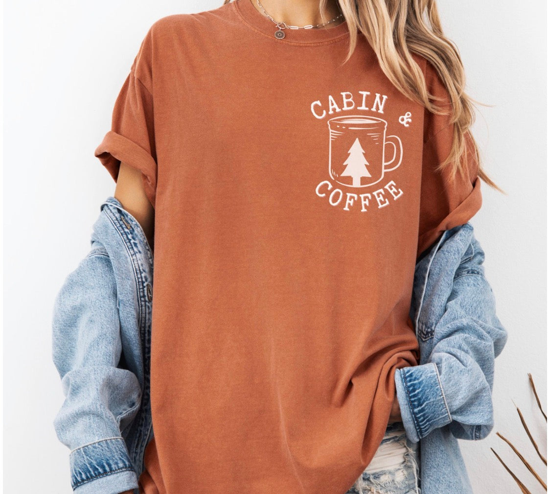 Cabin And Coffee Tshirt