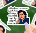 Attention Campers Vinyl Sticker