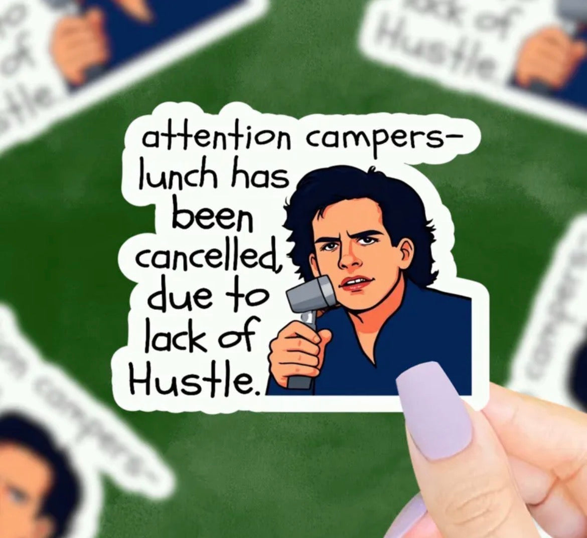 Attention Campers Vinyl Sticker