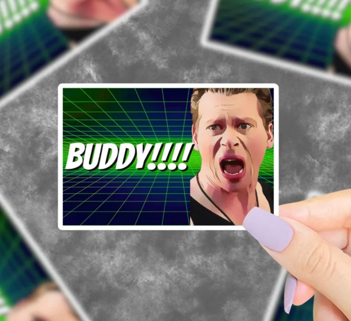 Buddy Vinyl Sticker