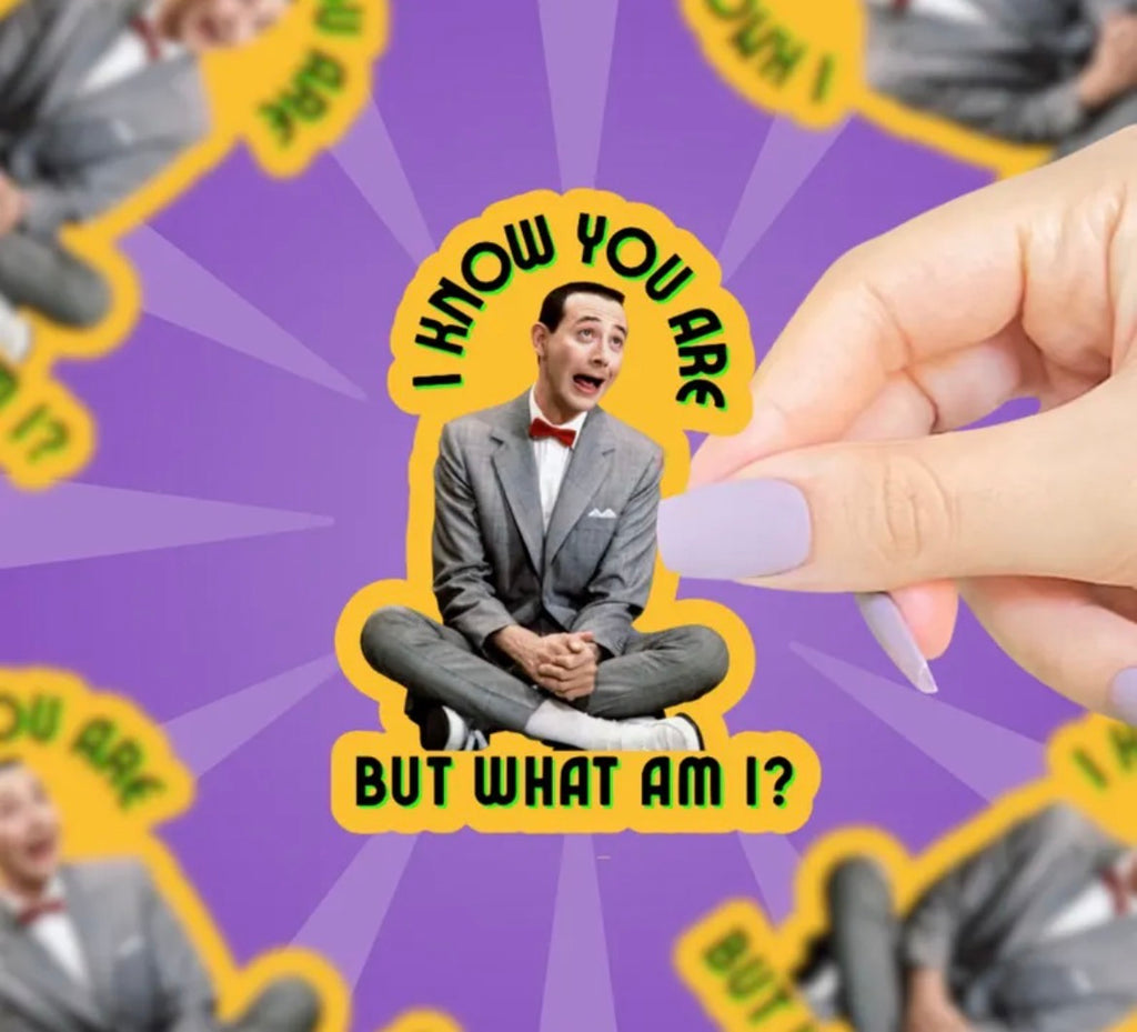Peewee Herman Vinyl Sticker