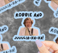 Robbie And Julia Vinyl Sticker