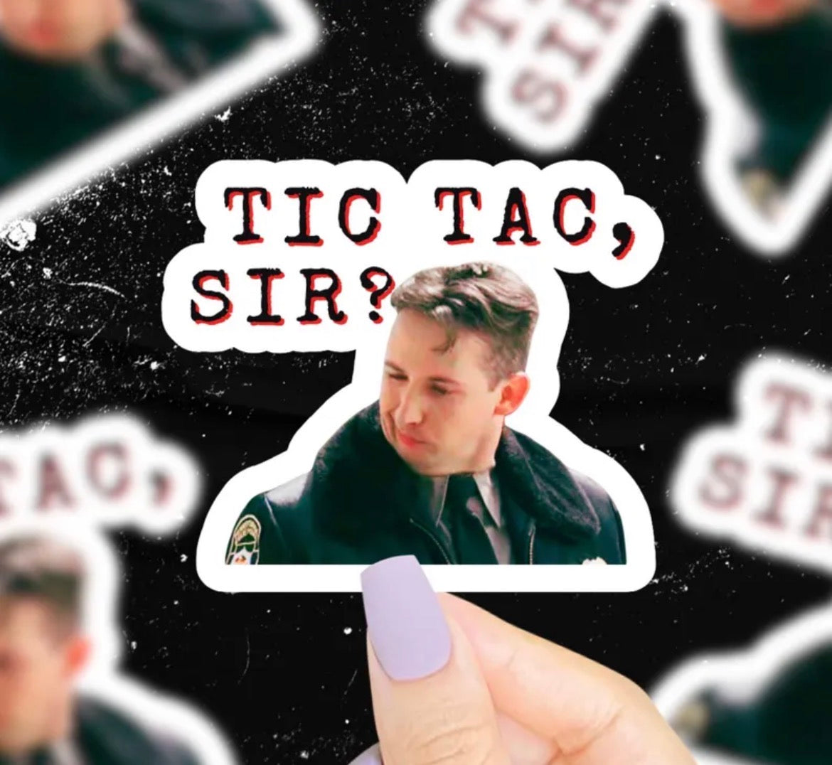Tic Tac Sir Vinyl Sticker