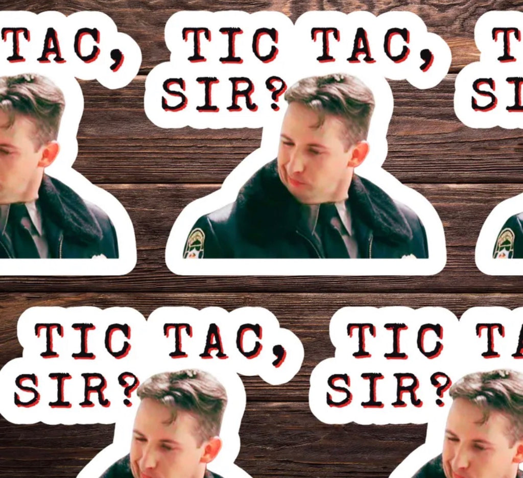 Tic Tac Sir Vinyl Sticker