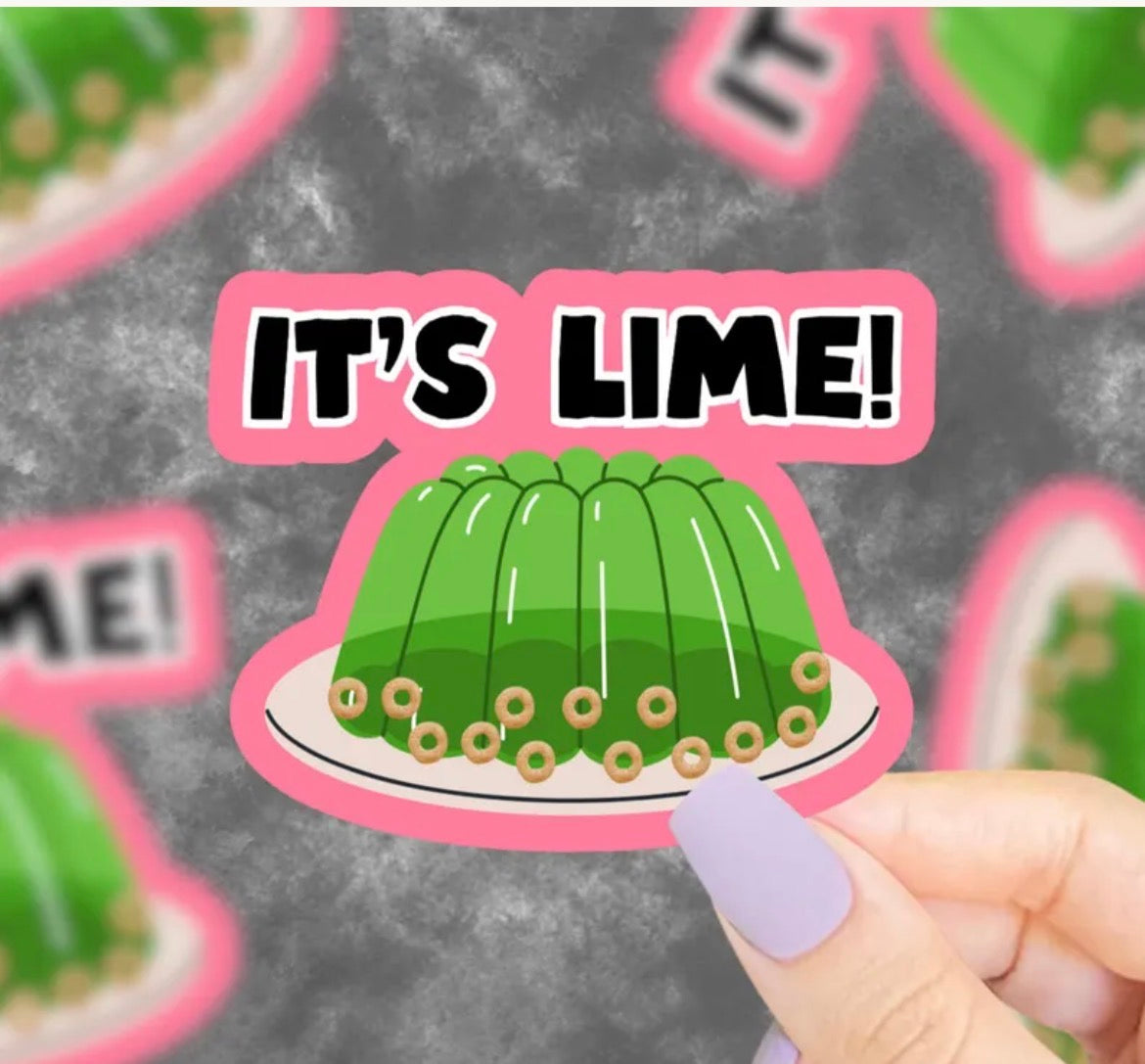 It’s Lime! Vinyl Sticker