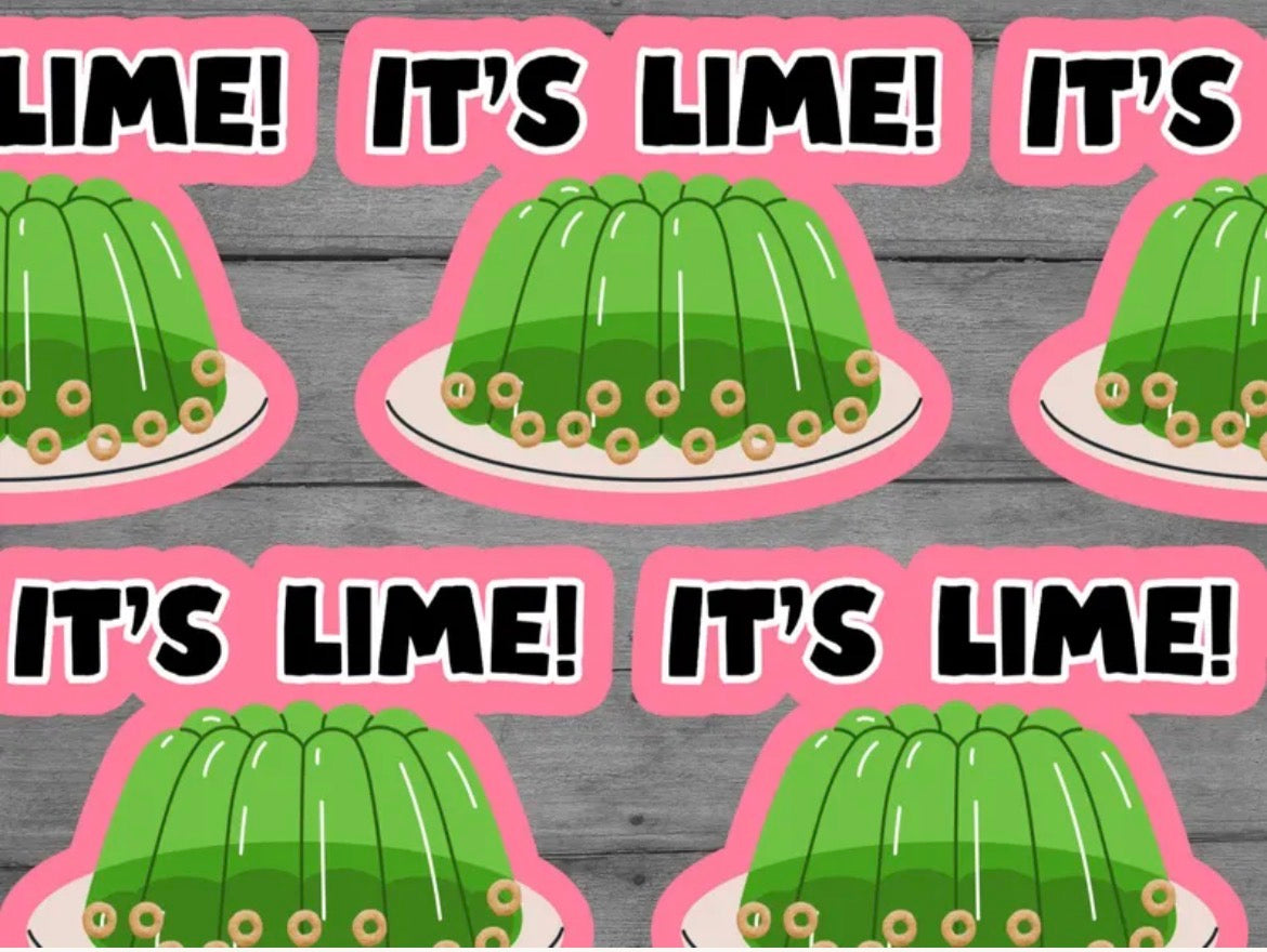 It’s Lime! Vinyl Sticker