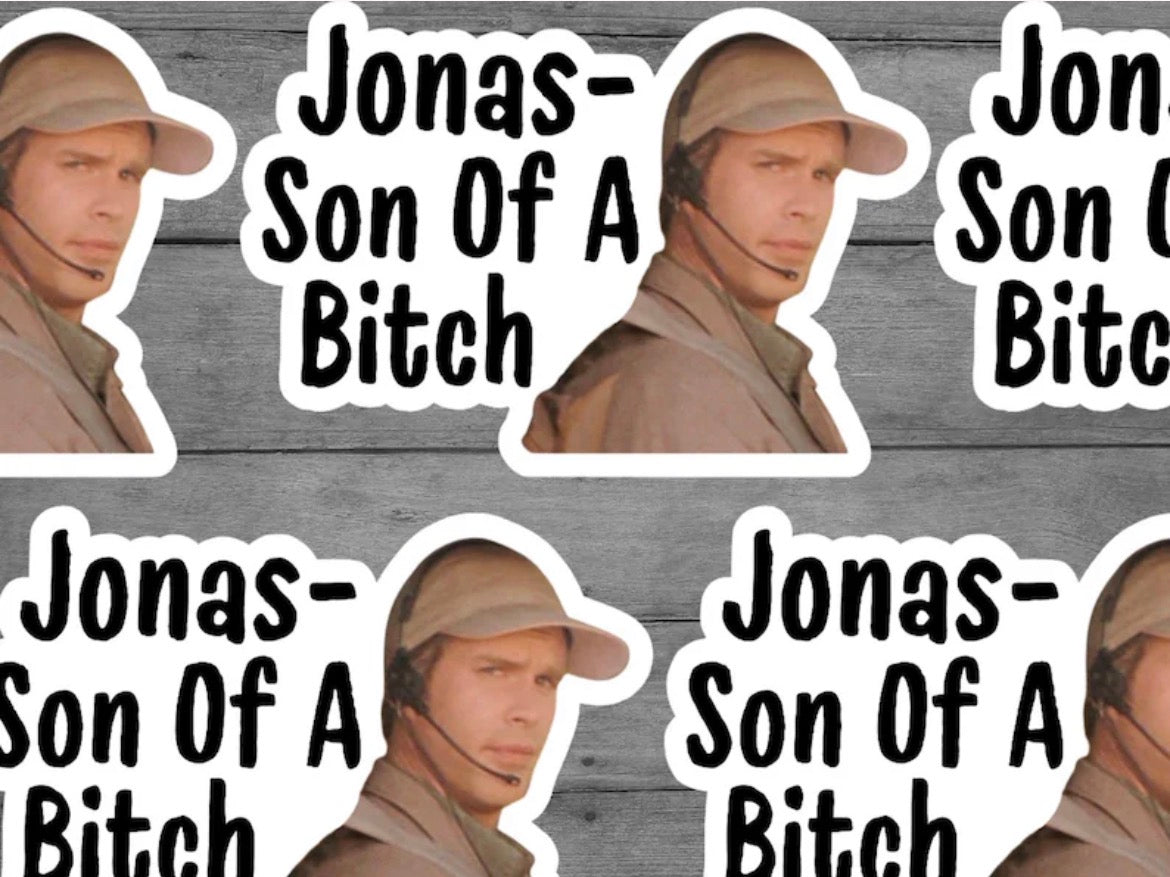 Jonas Son Of A Bitch Vinyl Sticker