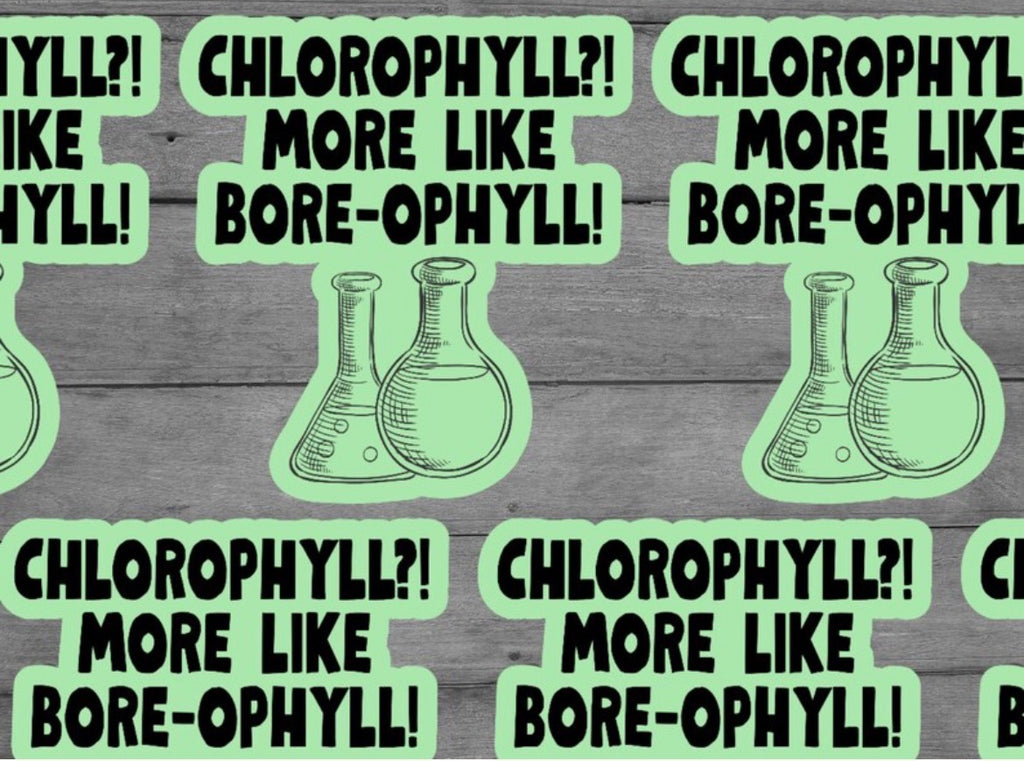 Chlorophyll Vinyl Sticker