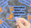 Kangaroo Song Vinyl Sticker