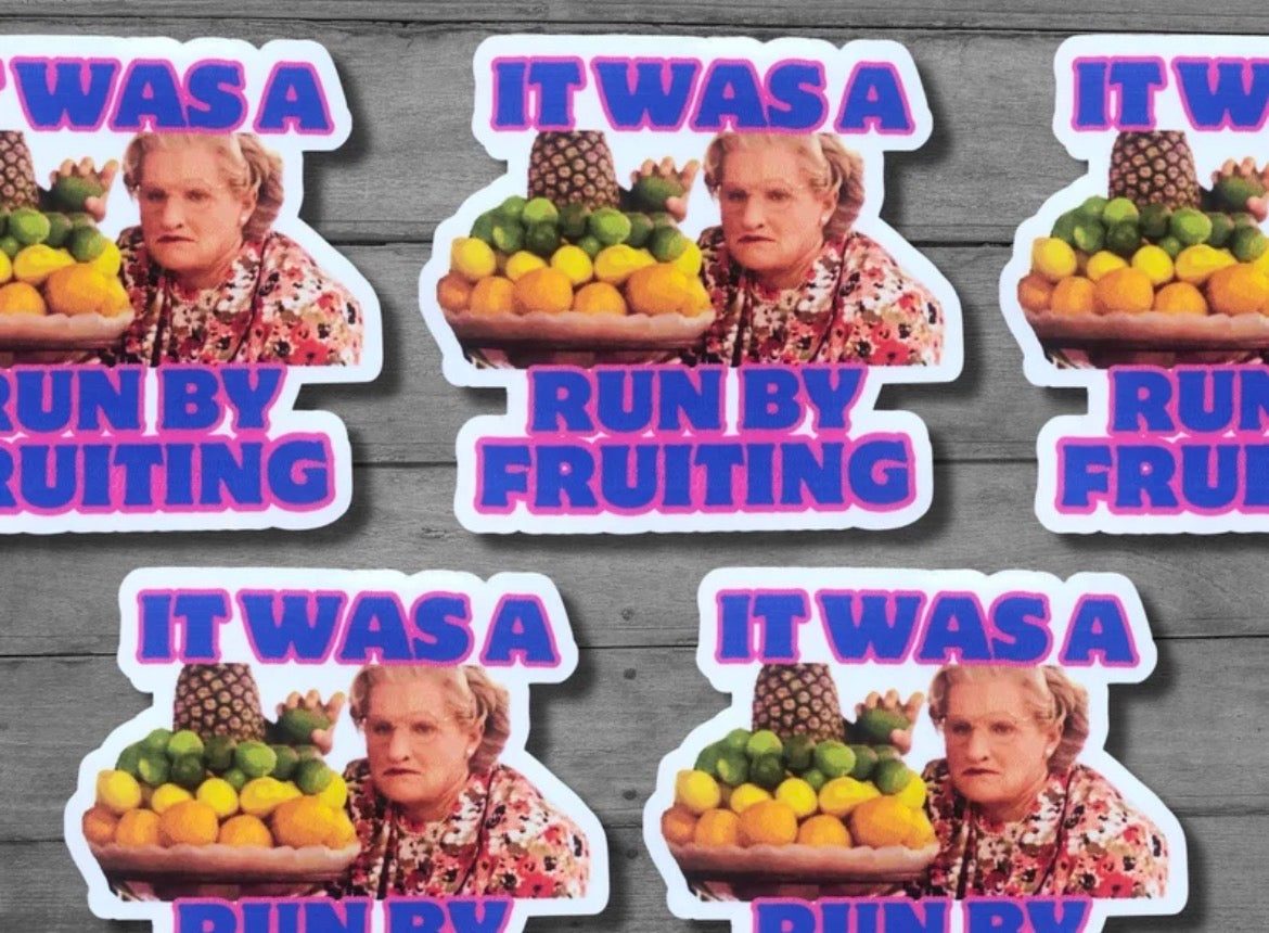 Mrs. Doubtfire Vinyl Sticker