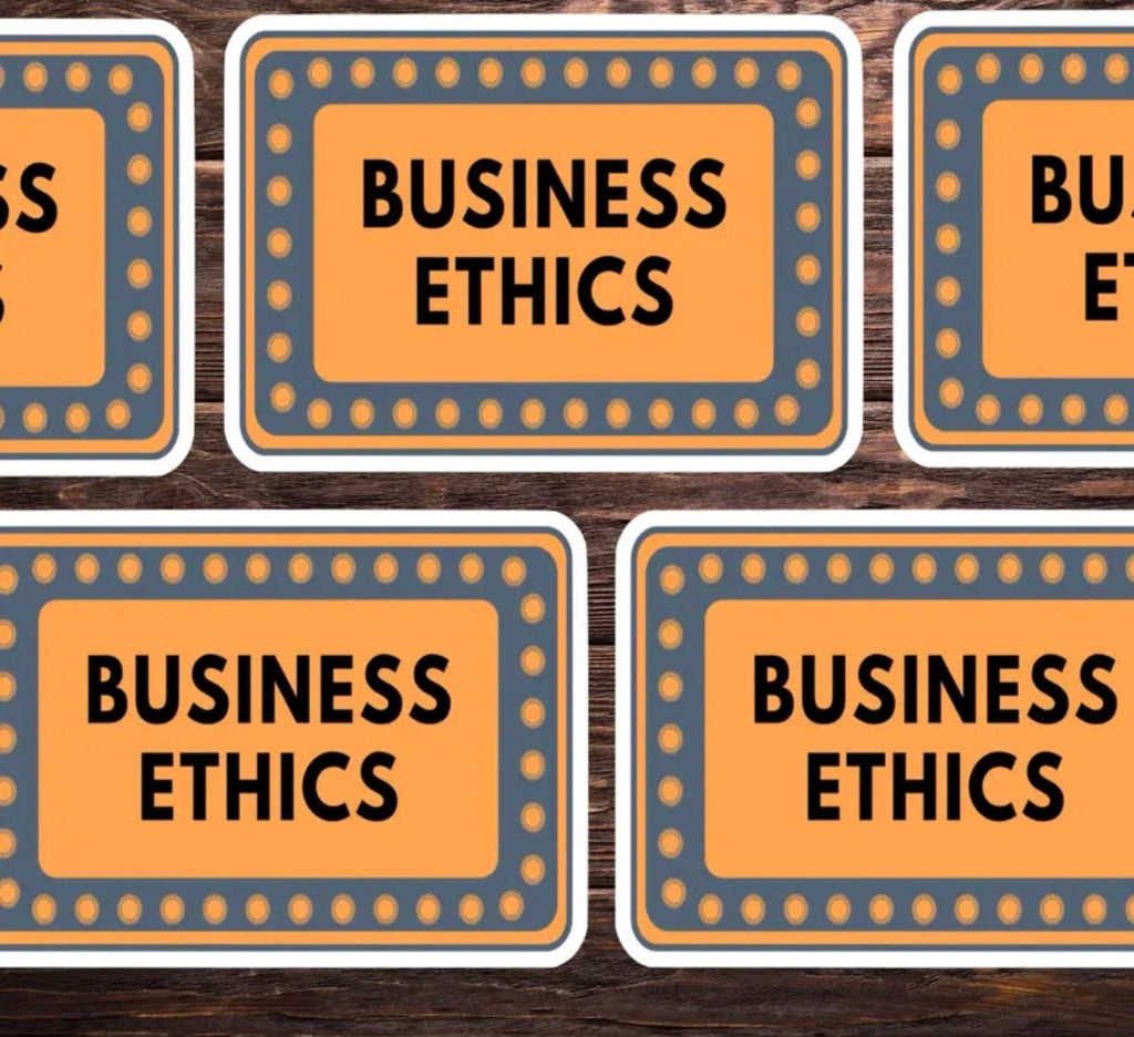 Business Ethics Vinyl Sticker