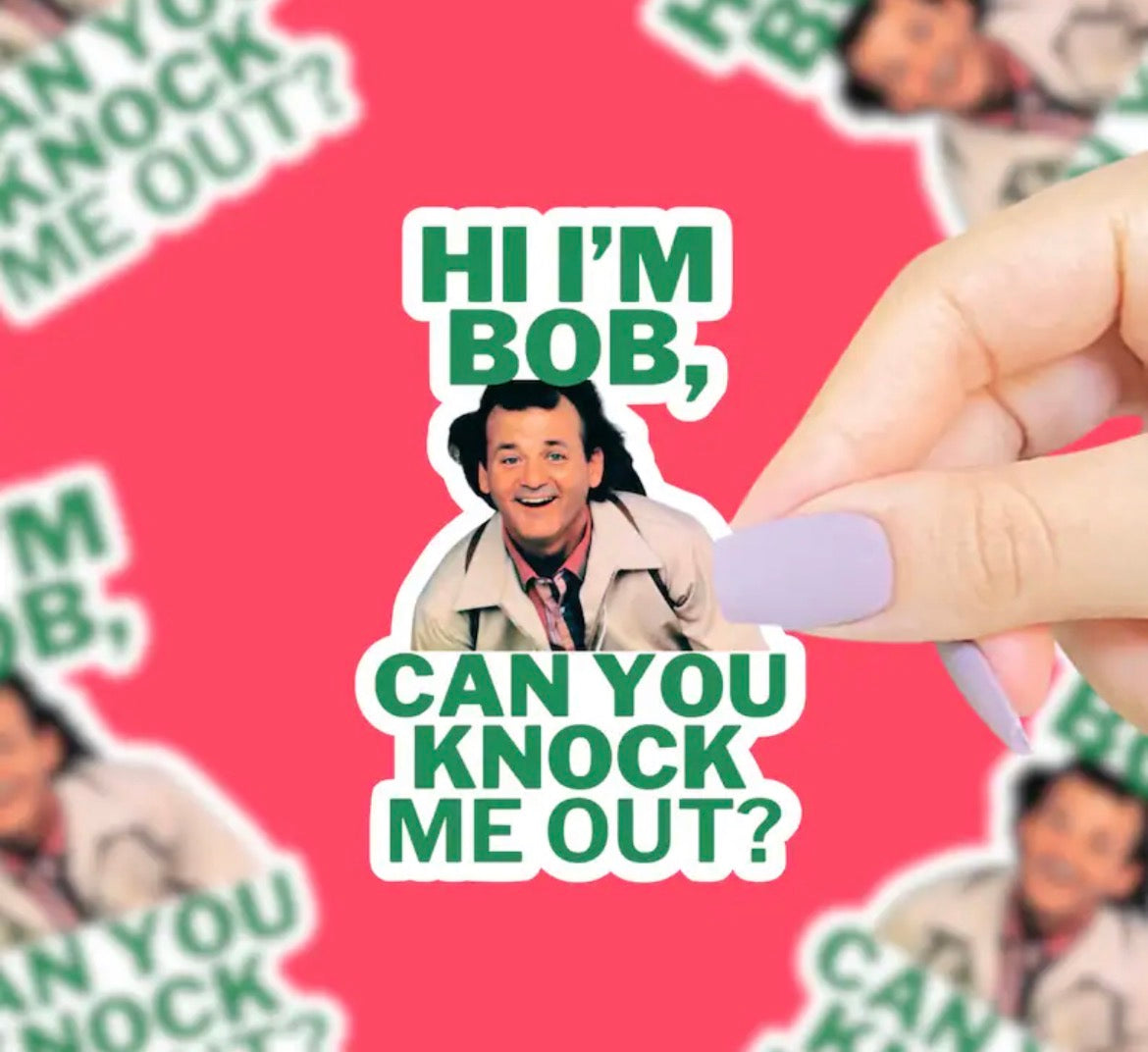 Hi I’m Bob Vinyl Sticker