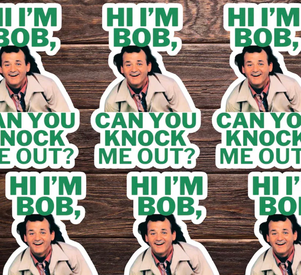 Hi I’m Bob Vinyl Sticker