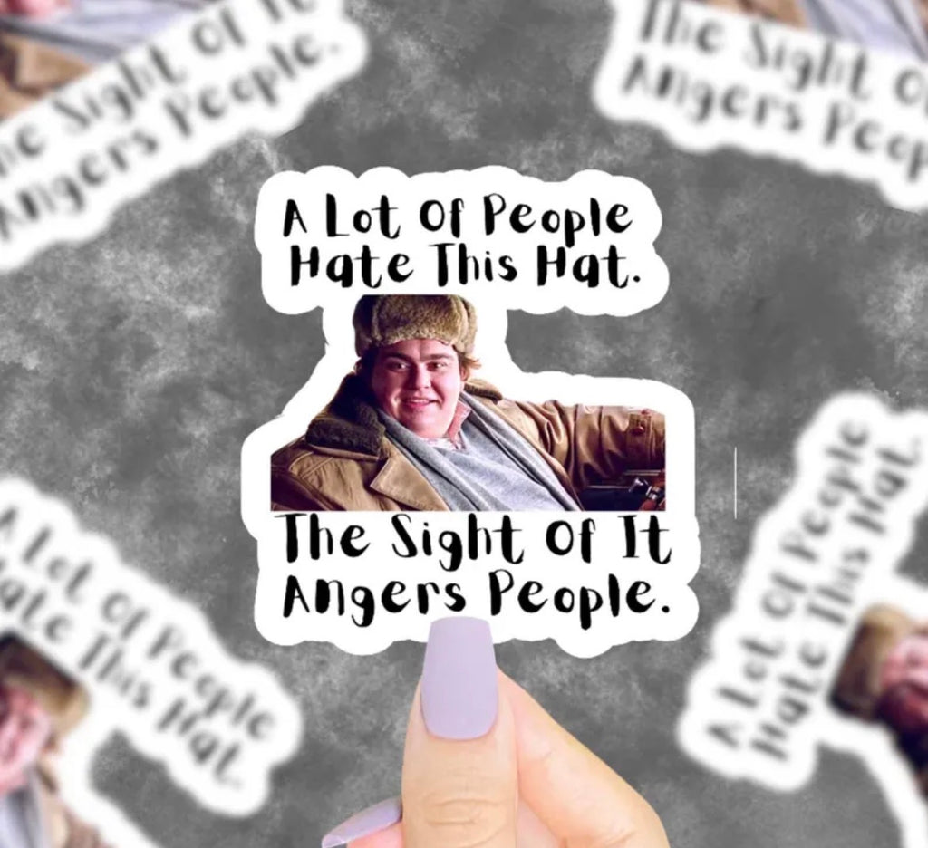 Uncle Buck Hat Vinyl Sticker