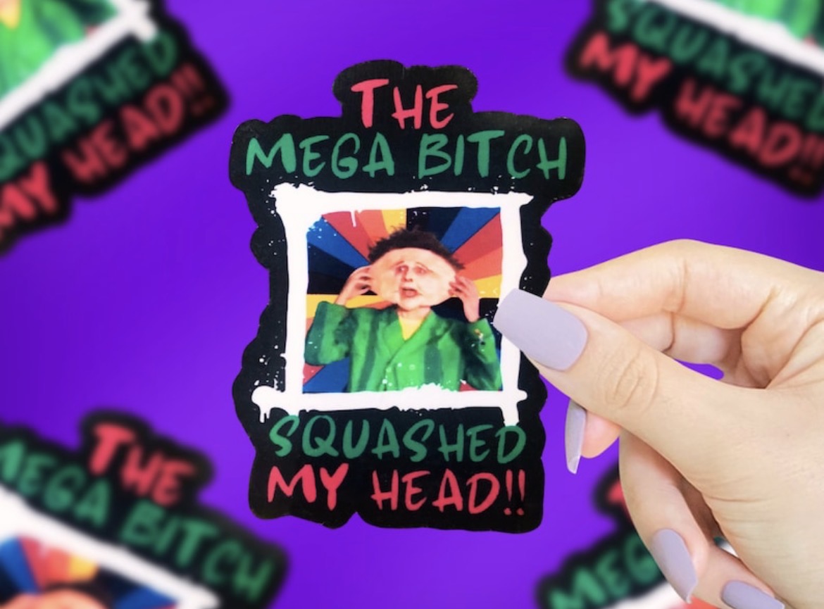 The Mega Bitch Vinyl Sticker