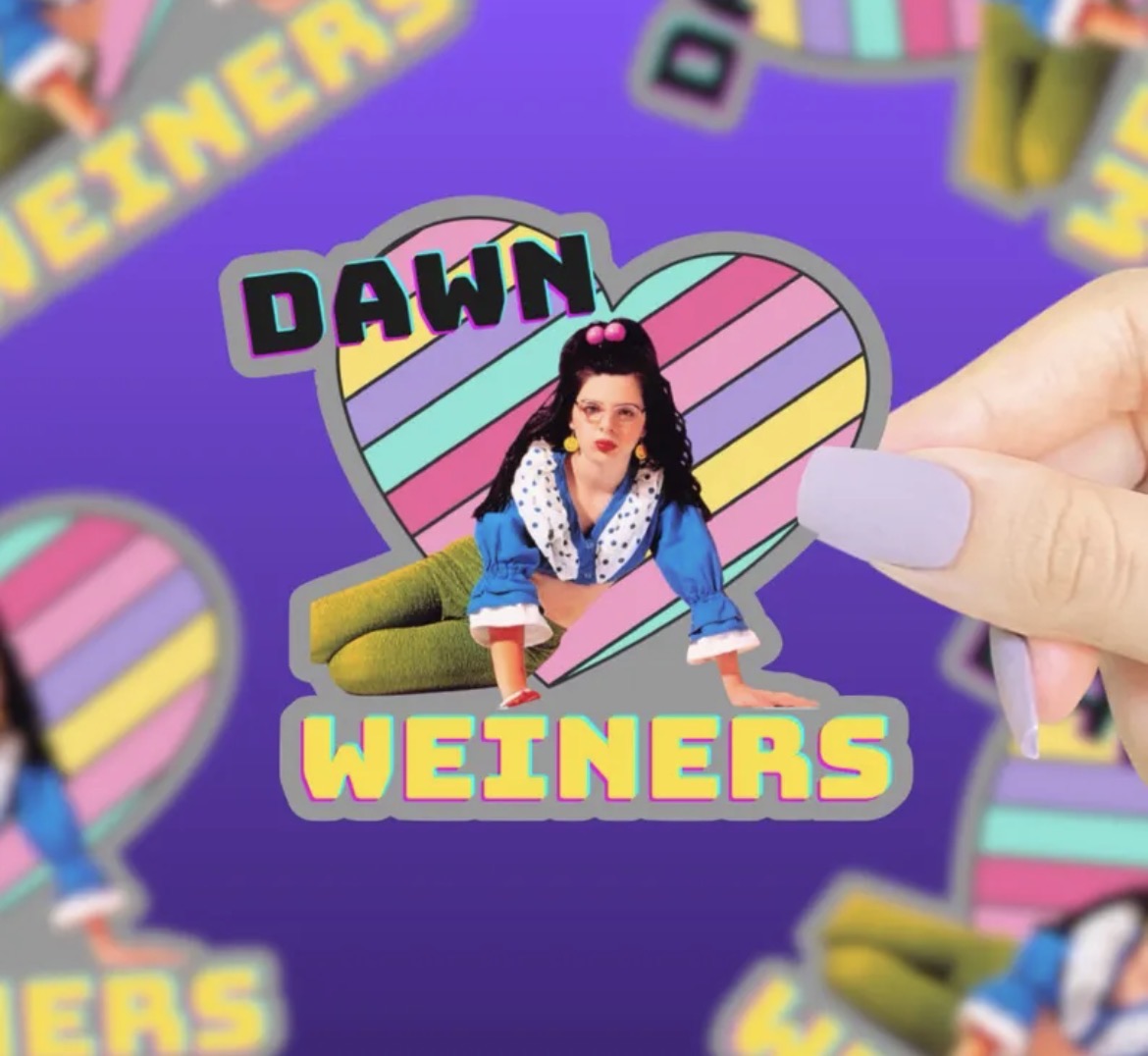 Dawn Weiners Vinyl Sticker